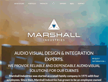 Tablet Screenshot of marshallind.com